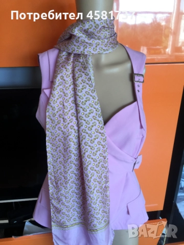 Копринен шал Elegance Paris, снимка 3 - Шалове - 51879787