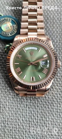 Новогодишна промоция!Rolex Day-Date Oyster 40 mm Everose gold 228235 UNISEX, снимка 6 - Мъжки - 52899781
