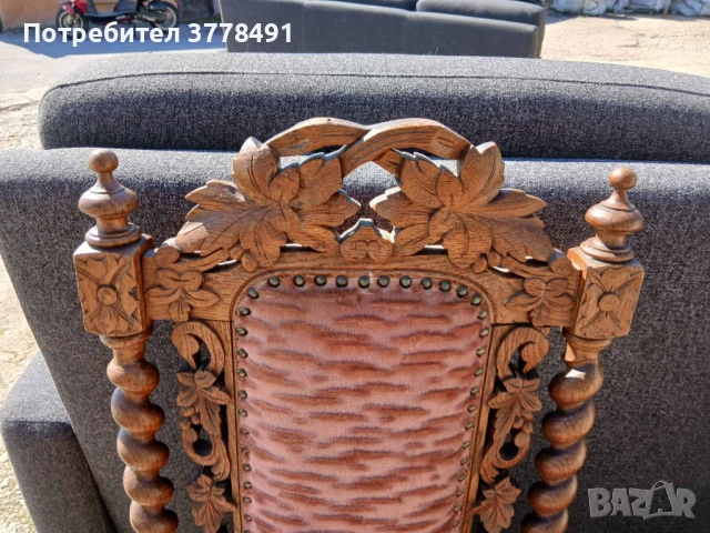 Красиви антични столове внос от Холандия, снимка 5 - Антикварни и старинни предмети - 53843810