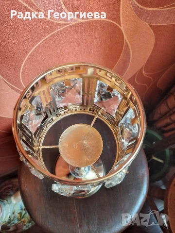 Златист свещник за събития, снимка 4 - Декорация за дома - 50615741