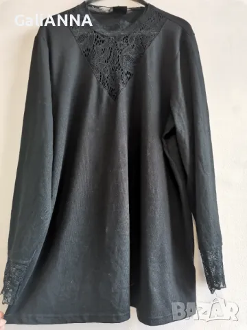 СТРАХОТНА ТУНИКА ФИНО ПЛЕТИВО С ДАНТЕЛА 3XL-4XL, снимка 5 - Туники - 47320813