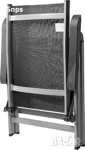 Комплект от 2 регулируеми стола, идеални за балкон, вътрешен двор или градина, снимка 5 - Столове - 41663680