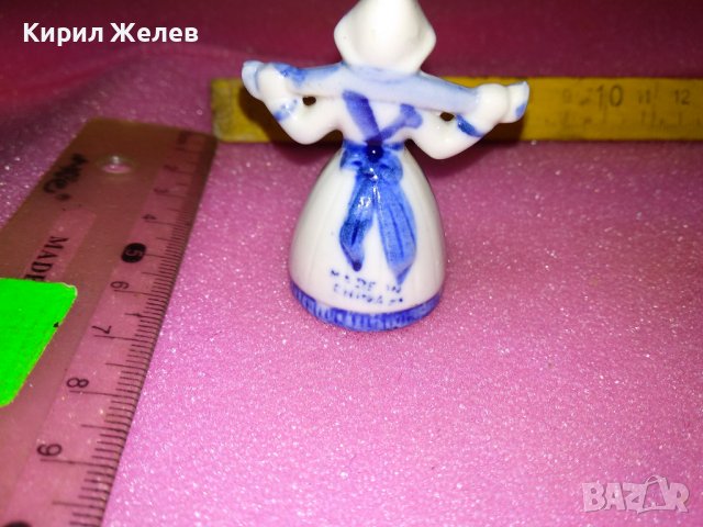ПОРЦЕЛАНОВА РИСУВАНА КОЛЕКЦИОНЕРСКА ФИГУРКА с МАРКИРОВКА 18607, снимка 7 - Колекции - 44299439