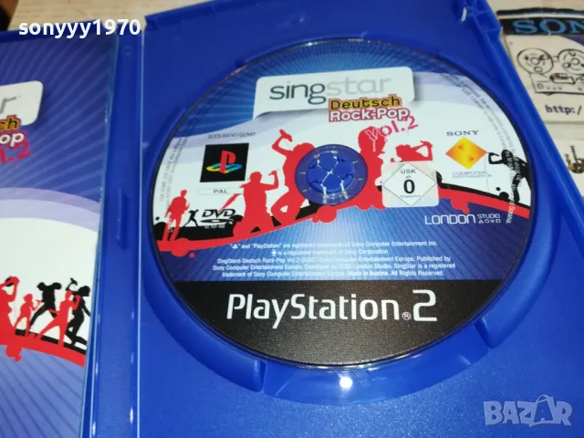 SINGSTAR ROCK-POP SONY PS2 GAME 12211220, снимка 10 - Игри за PlayStation - 48832923