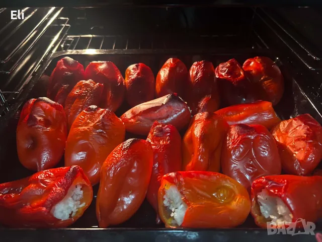 Постни пълнени чушки