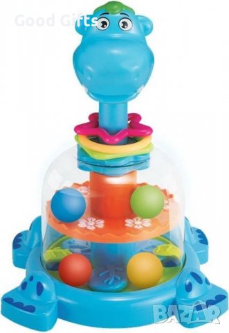 Образователна играчка Пумпал Хипопотам, снимка 3 - Образователни игри - 39516110