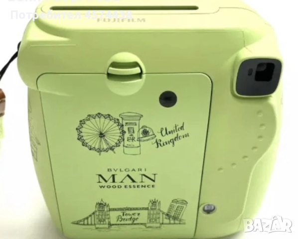 Дизайнерска Bulgari Моментна Камера/ Фотоапарат Fujifilm Instax, снимка 8 - Камери - 52186542