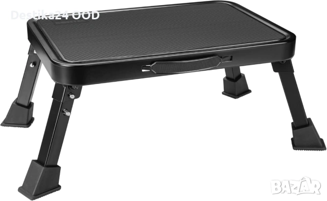 Противоплъзгащо сгъваемо метално столче до 150 кг за деца и възрастнио