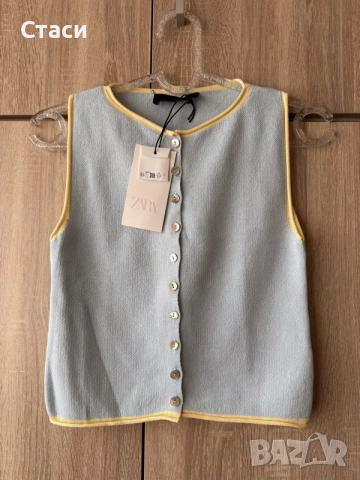Елек-топ  на Zara , снимка 3 - Костюми - 55976863