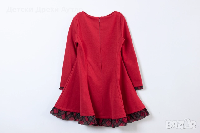 Нови рокли за момичета с дълъг ръкав и блестящи камъни. 104-134, снимка 13 - Детски рокли и поли - 51938476