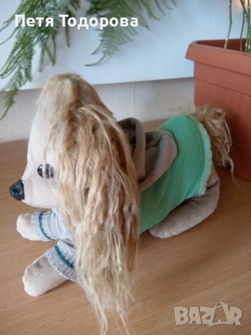 Куче Кокер Шпаньол с пуловер, снимка 7 - Плюшени играчки - 44481810