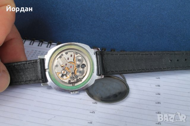 СССР мъжки часовник 'Слава'' 21 камъка, снимка 9 - Антикварни и старинни предмети - 40724966