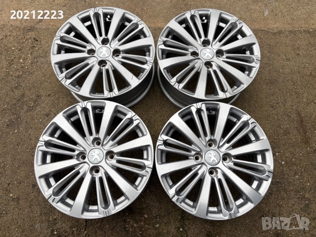 4 броя алуминиеви джанти за Peugeot 208,2008 16, снимка 3 - Гуми и джанти - 52708834