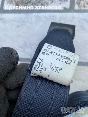 Предпазен колан заден десен за Мазда 5.T89338T, снимка 2 - Части - 41269416