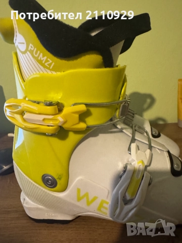 ДЕТСКИ СКИ ОБУВКИ 500 PUMZI, ЖЪЛТИ, снимка 3 - Зимни спортове - 52914948