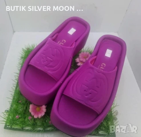 Дамски Чехли 💫 Gucci , снимка 2 - Чехли - 51031468