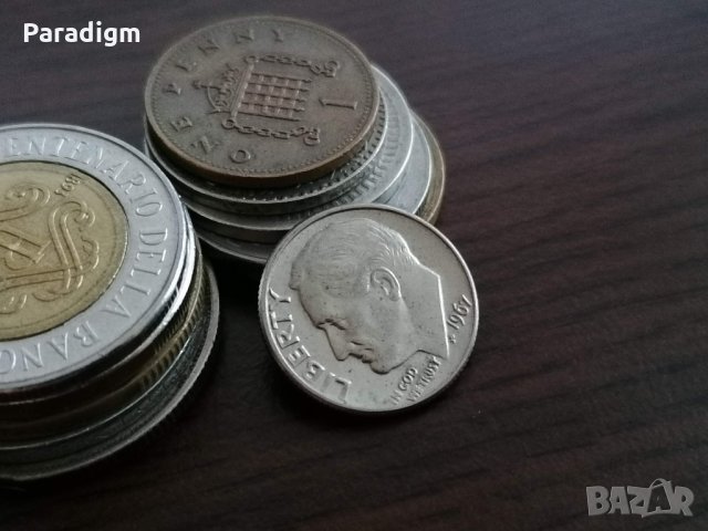 Монета - САЩ - 1 дайм | 1967г., снимка 2 - Нумизматика и бонистика - 35678213