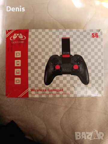 Безжичен Joystick Bluetooth Gen Game S6 за Android или PC, снимка 2 - Джойстици и геймпадове - 56391357