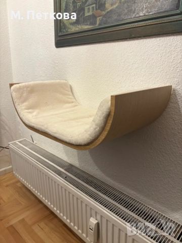 Легло за котка - дъбoв естествен фурнир