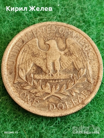 РЕПЛИКА 1 долар 1865г. Америка за КОЛЕКЦИЯ ДЕКОРАЦИЯ 53072