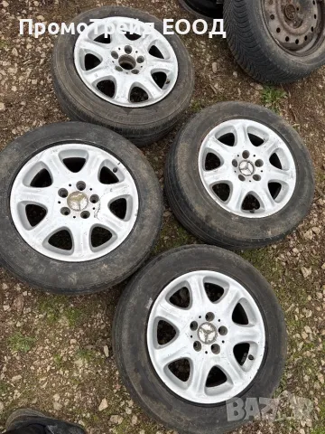 Оригинални алуминиеви джанти Мерцедес W220 Mercedes ET46 7 1/2 J 16H2 16” 5x112 A220401