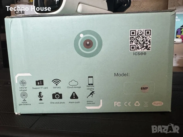 Wifi smart камера за видеонаблюдение със соларен панел, 6MP, снимка 4 - Комплекти за видеонаблюдение - 53157011