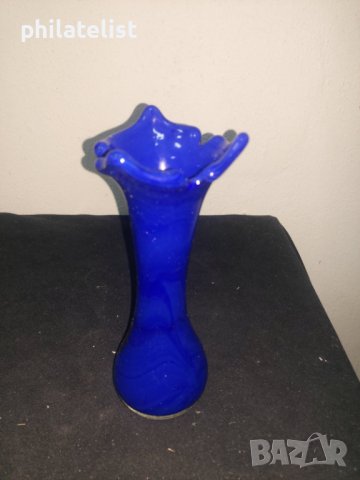 Ваза - Синьо стъкло №3 !, снимка 2 - Вази - 40699430