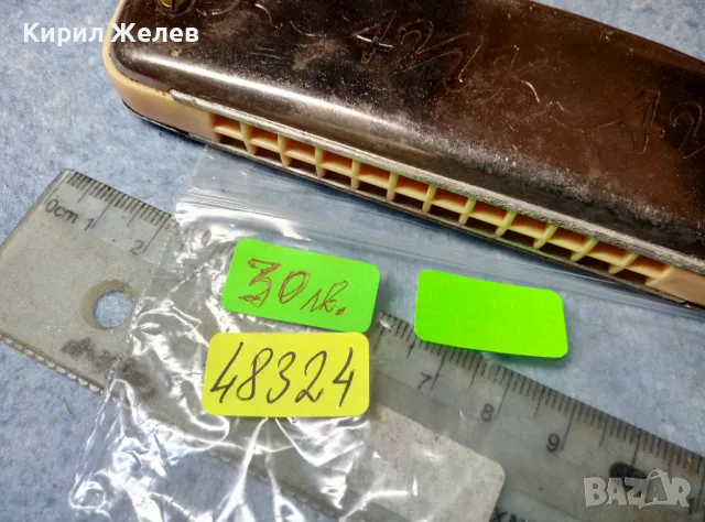 CANCAN MADE in POLAND MELODIA Стара КОЛЕКЦИОНЕРСКА РЯДЪК МОДЕЛ УСТНА ХАРМОНИКА 48324, снимка 8 - Антикварни и старинни предмети - 47607983