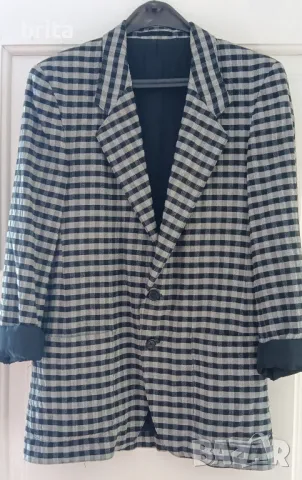 Унисекс Карирано Сако , снимка 12 - Сака - 49234384