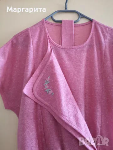 Лятна рокля с приятен розов цвят