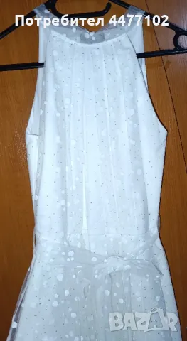 Къса бяла рокля, снимка 2 - Рокли - 50380245