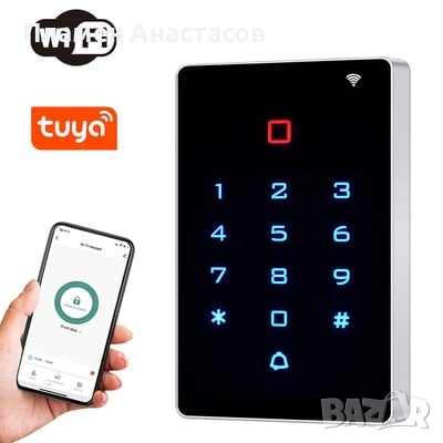 Tuya WiFi RFID клавиатура за контрол на достъп – водоустойчива IP68, WG26/34 изход, снимка 3 - Друга електроника - 52533582