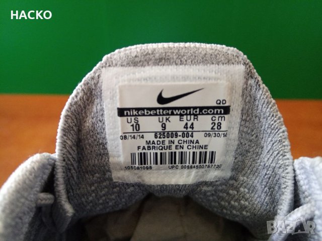 ПРОМО Nike Flyknit Trainer Chukka Fsb Номер 44 Стелка 28 см. 100% Оригинални Внос от Англия, снимка 9 - Кецове - 40664031