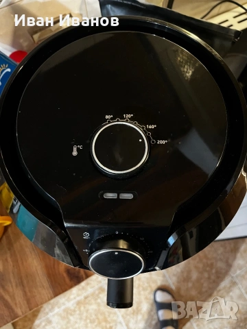 Tefal фритюрник Airfryer 4.2l използван, снимка 5 - Фритюрници - 53079639