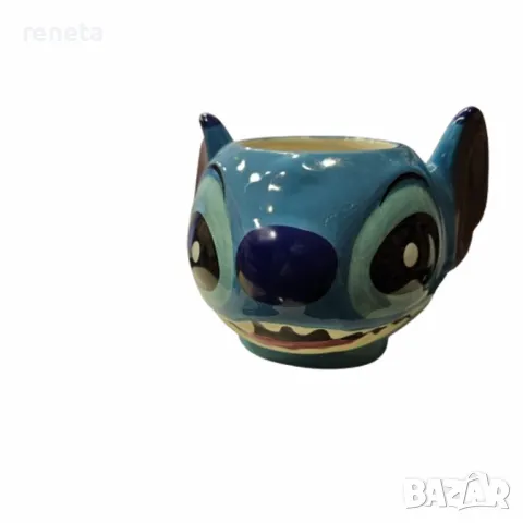 Чаша Стич, Тип чаена, Керамична, Детска, снимка 2 - Други - 50421864