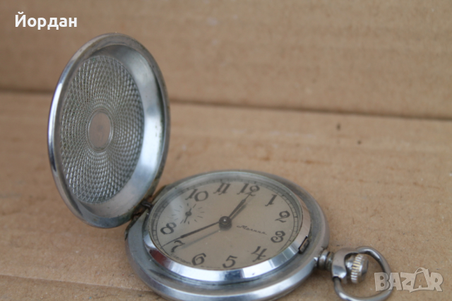 СССР джобен часовник ''Молния'', снимка 4 - Антикварни и старинни предмети - 44558781