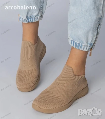 Дамски ниски маратонки Kreta с горна част тип чорап, 2цвята , снимка 10 - Маратонки - 50989248