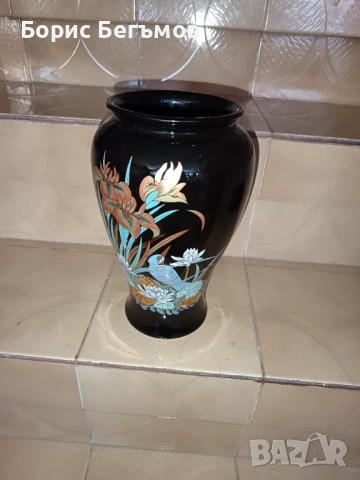 Италианска порцеланова ваза, снимка 5 - Вази - 53754940