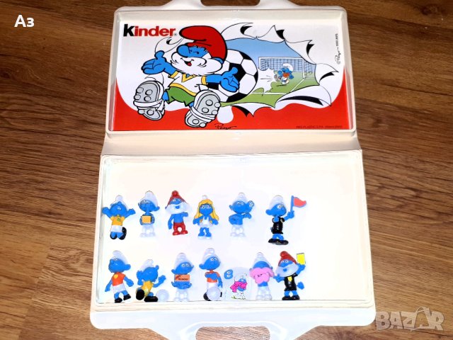 Kinder Киндер диорама с фигурки Смърфовере пълна серия от 1991 година, снимка 1 - Колекции - 42380280
