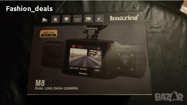 Нова двойна камера за автомобили / кола с нощно виждане, GPS, G-сензор, снимка 8 - Аксесоари и консумативи - 36197889