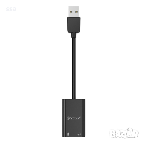 Orico външна звукова карта USB Sound card - Headphones, Mic, Black - SKT2-BK, снимка 2 - Други - 44782715