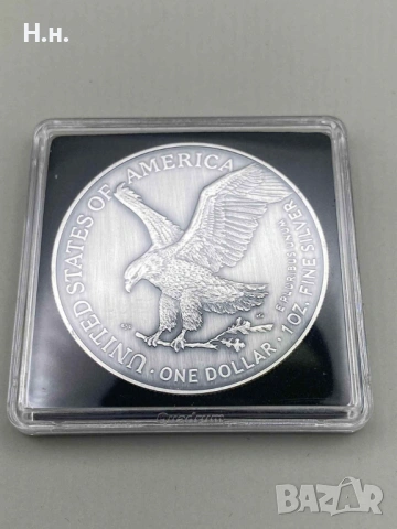 Сребърни монето 2x1oz, снимка 4 - Нумизматика и бонистика - 53406247