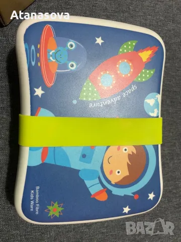 Еко кутия за храна от бамбук космонавт или принцеса, снимка 10 - Други стоки за дома - 48645178