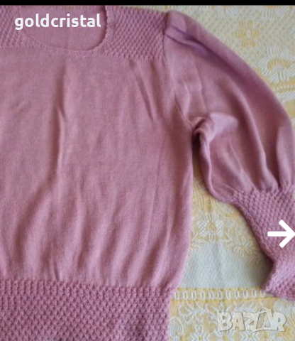  ръчно плетена дамска блуза финна вълна