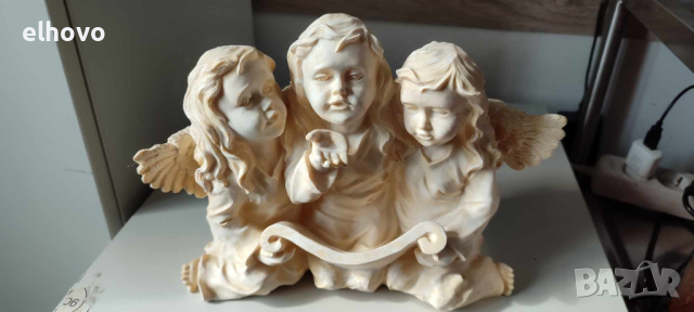 Декоративна фигура на ангелчета, снимка 6 - Антикварни и старинни предмети - 44631762