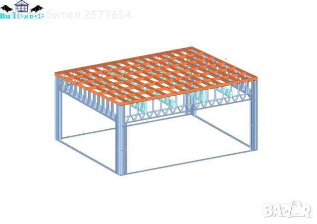 Хале,Халета,Складове,Навеси - 42м², снимка 2 - Строителни материали - 44162731