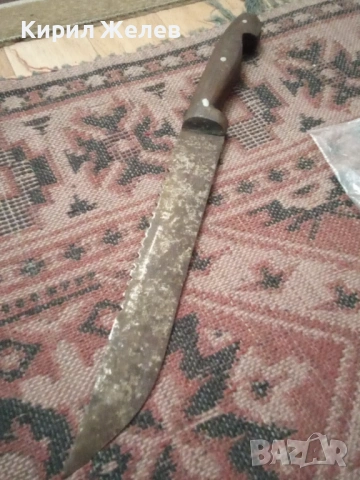 Голям стар нож 54278, снимка 4 - Антикварни и старинни предмети - 53637867