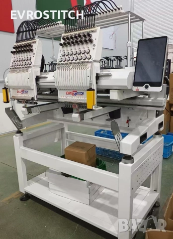 бродировъчна машина ДВУГЛАВА, 50x40см, МАРТ 2026, снимка 3 - Други машини и части - 52953542