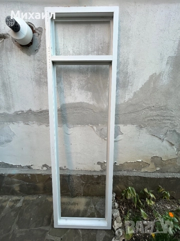 PVC дограма прозорец без стъклопакет (230х67см), снимка 2 - Дограми - 52111875
