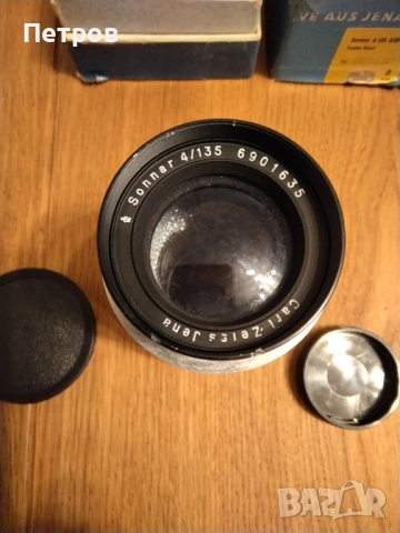 Продавам обектив Carl zeiss jena Sonnar 4/135, снимка 7 - Обективи и филтри - 51815468